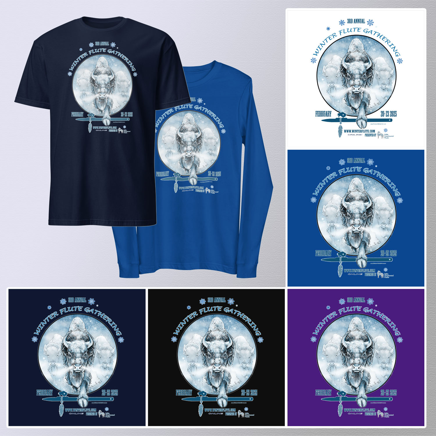 2024 T-shirt - Winter Flute Gathering